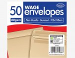 Wage Envelopes Plain 50's