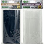 30 Pack Flexible Plastic Straws