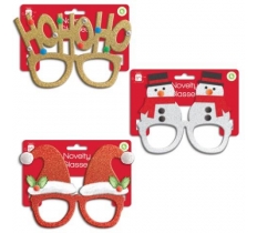 Christmas Novelty Xmas Glasses 3 Design