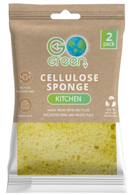 Eco Cellulose Sponge For The Kitchen 2 Pack