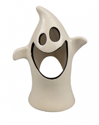 TALL GHOST TEA LIGHT HOLDER