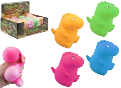 Happy Chunky Dinosaur 9cm 4 Assorted