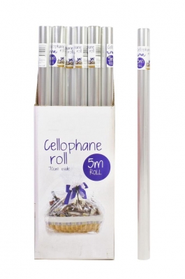 Cellophane Wrap Roll 70cm X 5M