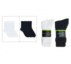 Mens 3 Pack White Sport Socks