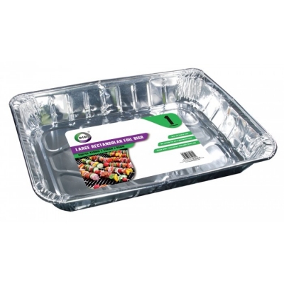 1Pc Large Rectangle Foil Dish 459mm X 338mm X 65mm