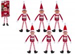 12" Personalisable Boy & Girl Elf Doll With Marker Pen