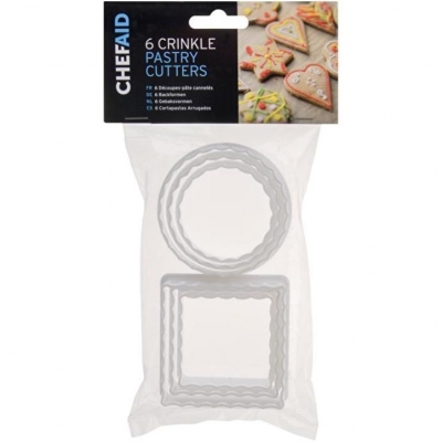 Chef Aid Pastry Cutters 6 Pack