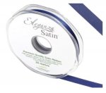 Eleganza Double Faced Satin 10mm X 20M Midnight Blue No.19