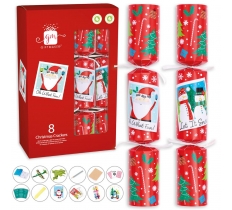 Christmas Crackers 12" x 8 Novelty Characters