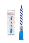 Blue Musical Birthday Candle (11.8cm)