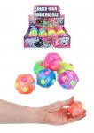 Ball Disco Pop It W/light 6cm Assorted Colours