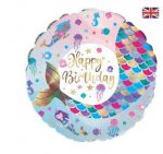 Oaktree 18" Shimmering Mermaid Birthday