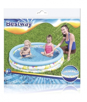 40" X 10" Coral Paddling Pool