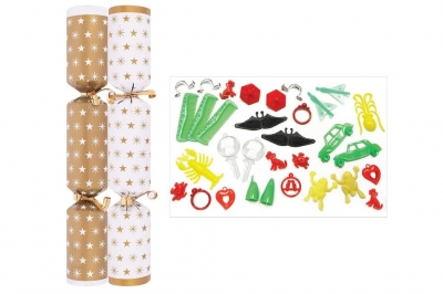 Christmas Crackers 10" x 50 Gold Star ( 35p Each )