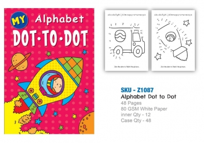 My Alphabet Dot to Dot coloring Book (ZERO VAT)