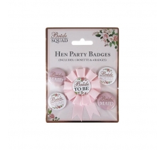 Bride Party Badges 5 Pack