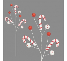 CANDY CANE BALL PICK 65cm