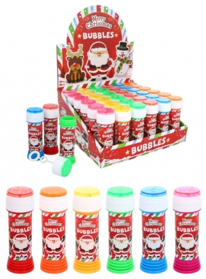 Christmas Bubble Tubs 50ml 11cm X 35.cm W/puzzle Maze X 36pc