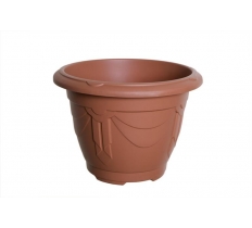 Whitefurze 33cm Round Venetian Planter Terracotta