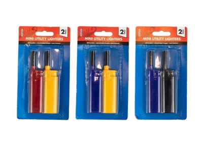 Mini Electronic Utility Lighters 2 Pack