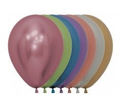 Sempertex 12" Reflex Assorted Latex Balloons 12 Pack