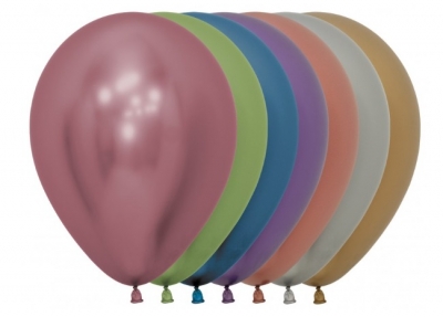 Sempertex 12" Reflex Assorted Latex Balloons 12 Pack