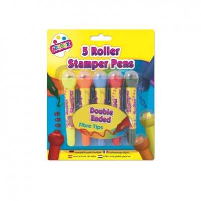 Tallon 5 Roller Stampers With Fibre Markers