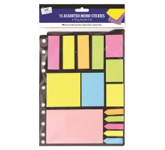 Tallon Folder Pack Of Neon Memo Stickers