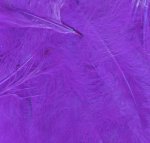 Eleganza Craft Marabout Feathers Mixed Sizes 3-8" Purple