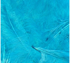 Eleganza Carft Marabout Feathers Mixed Sizes 3-8" Turquoise