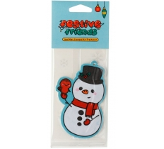 Mint Festive Friends Christmas Snowman Air Freshener