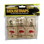 Traditional Wooden Mousetraps 3 Pack