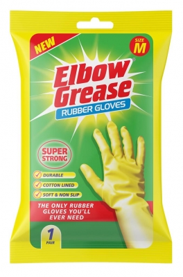 Elbow Grease Super Strong Rubber Glove Medium 1 Pack