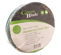 Green Blade 15M X 1/2" 3 Ply Reinforced Hose Pipe