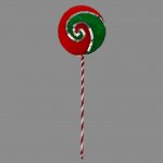 45CM LOLLY PICK RED & GREEN