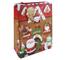 Christmas Santa's Grotto Extra Large Gift Bag