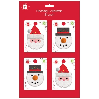 Christmas Led Brooches 2 Design