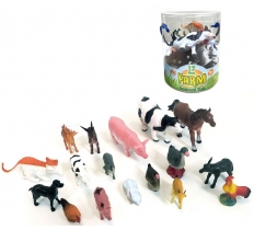 Farm Animal Tub 17pc