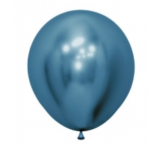 Sempertex 18" Reflex Blue Latex Balloons 15 Pack