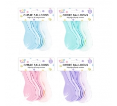 Pastel Ombre Balloons 12pk