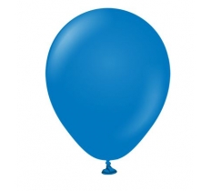 Kalisan 5" Standard Blue Latex Balloons100 Pack