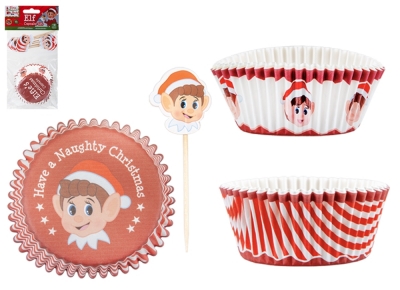 Elves Behavin' Badly Cup Cake Set