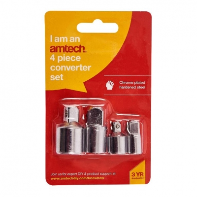 Amtech 4 Pack Carbon Steel Converter Set