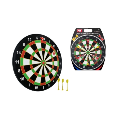 Magnetic 16" Dartboard With 6 Darts