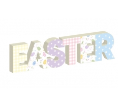 Easter Wooden Plaque 27cm