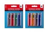 Refillable Lighters - 4 Pack