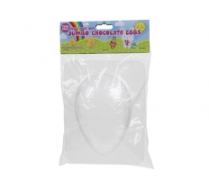 2 Pack Jumbo Chocolate Egg Mould 20X15cm