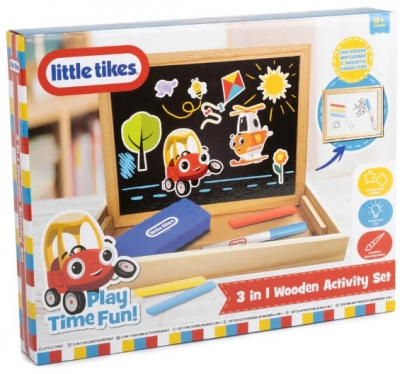 Little Tikes 3 In 1 Wooden Activity