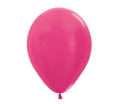 Metallic Solid 12" Latex Balloons 50 Pack ( Assorted )