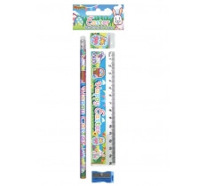 Easter 4 Pack Stationery Set 17cm